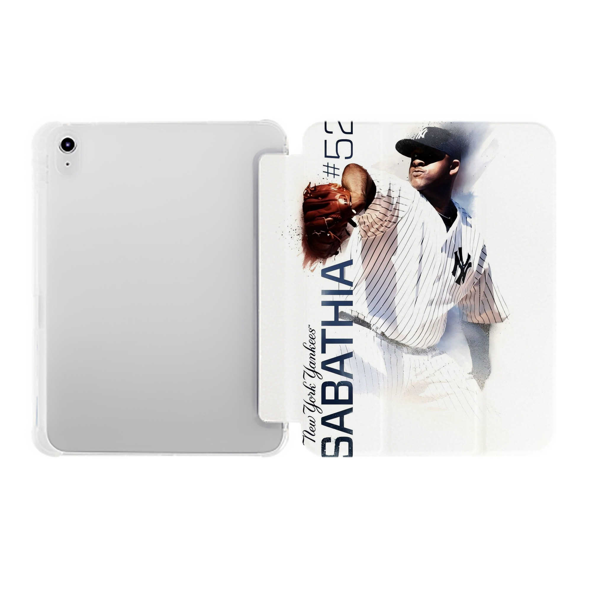 CC Sabatnia 25 Premium Tri-Fold PU Leather & Silicone IPad Case With Pencil Slot – Fits 9.5,10.5,10.9 – Adjustable Stand, Slim, Protective